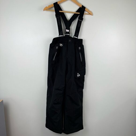 Gerry Boys' Medium 10/12 Performance Snow Pants with Removable Suspenders Slate - Picture 2 of 9